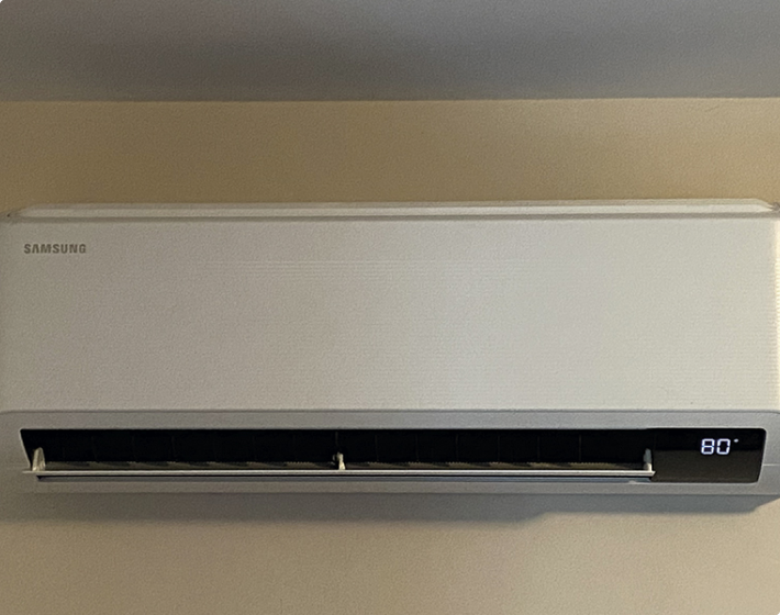 Ductless Mini-Split System in Residential Home